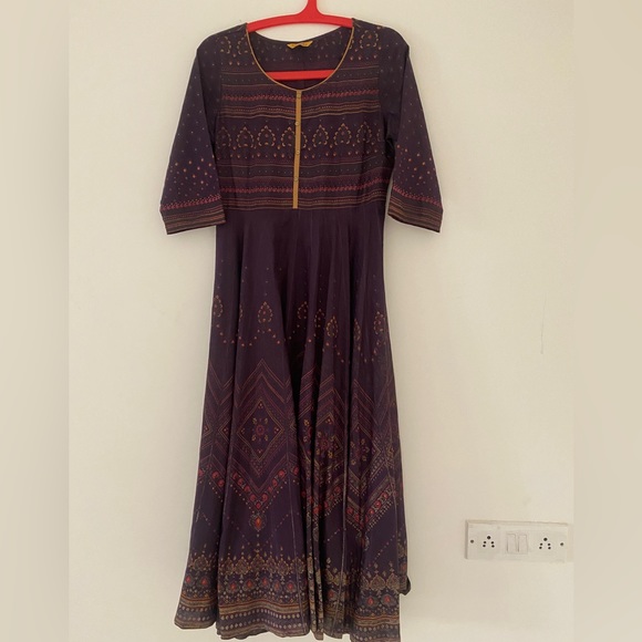 Aurelia purple Anarkali very good condition - Picture 5 of 8